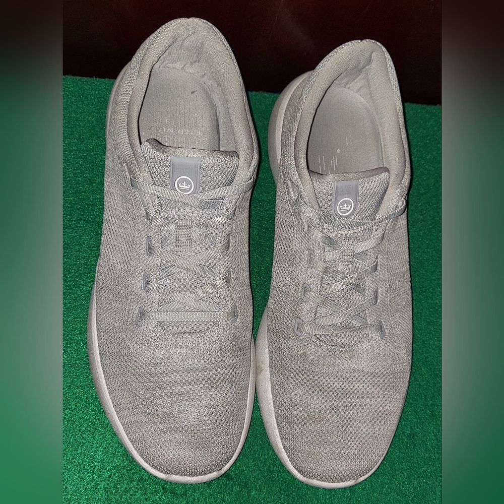 PETER MILLAR GLIDE V3 ME0EF06 MEN'S GALE GRAY KNIT CASUAL LACEUP OXFORDS SIZE 10 - Picture 5 of 15
